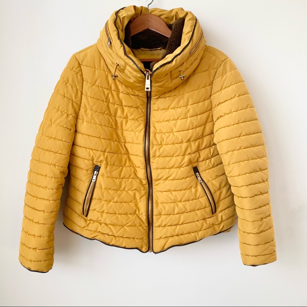 ZARA | APRES SKI CROPPED PUFFER JACKET W/ HOOD